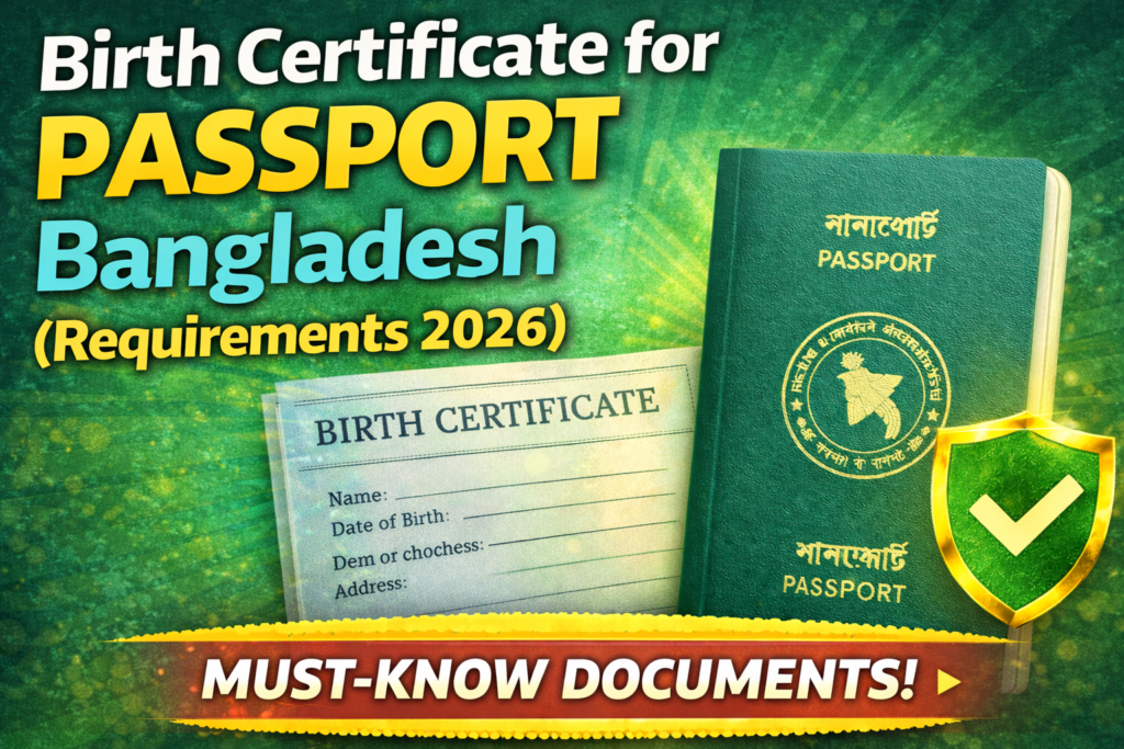 Birth Certificate for Passport Bangladesh (Requirements 2026)