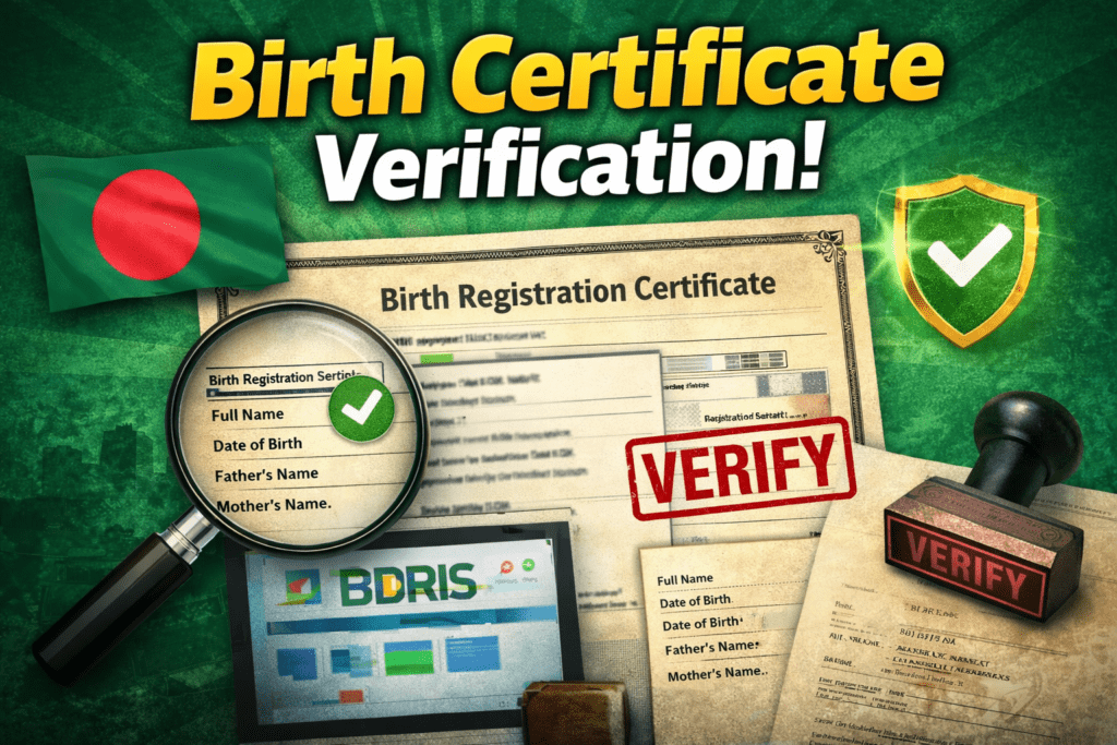 Birth Certificate Verification Bangladesh 2026 (BDRIS Online Check)