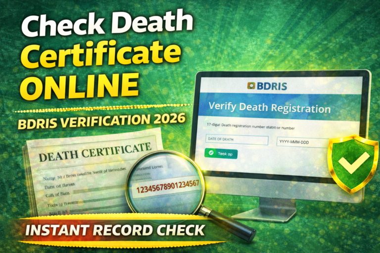 How to Check Death Certificate Online in Bangladesh (BDRIS Guide 2026)